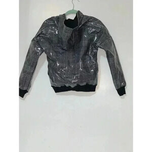 women's White & black Whitney Jeane limited edition windbreaker jacket size S